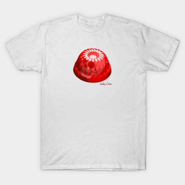 Red Jelly Skull T-Shirt by Harley Warren